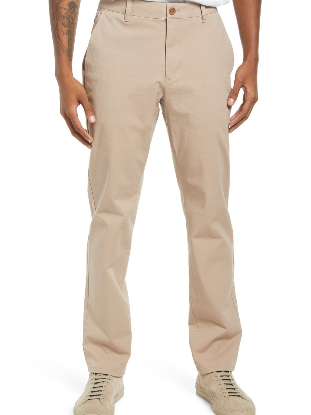 NWT Bonobos Stretch Washed Chino 2.0 Pants in Baja Dunes (33x32)